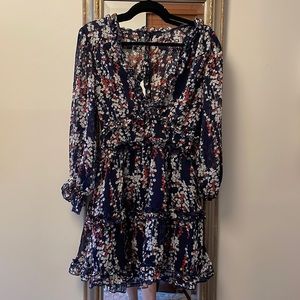 Fun ruffle dress with back cut out